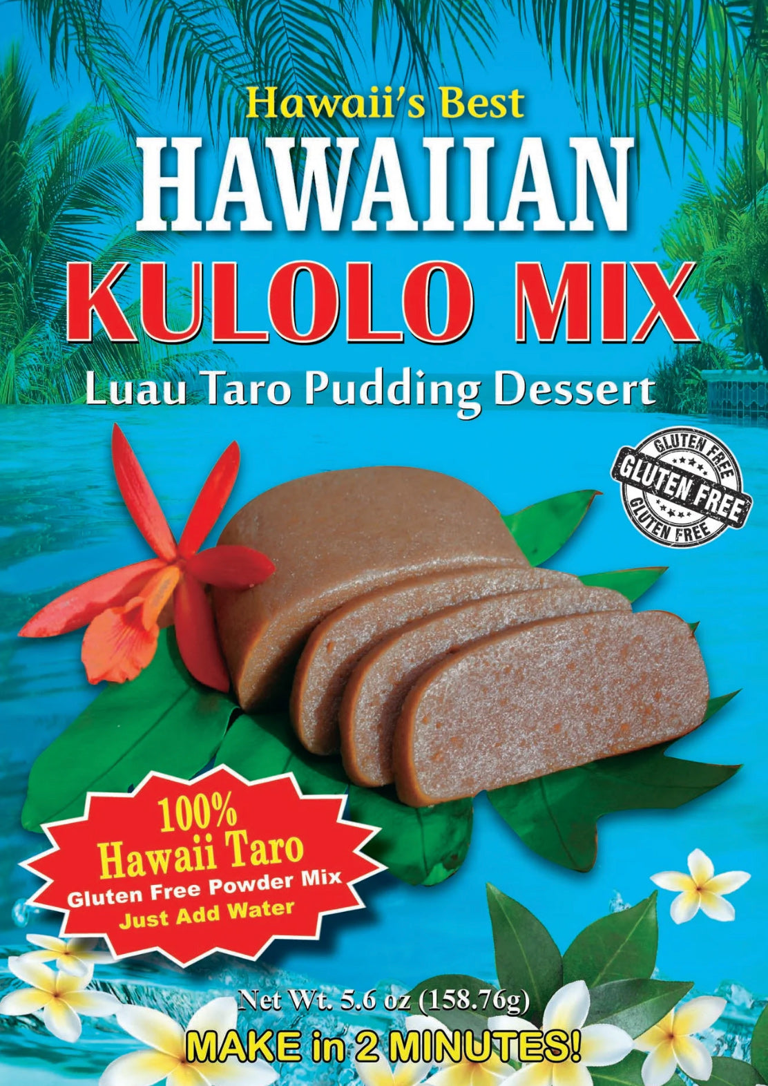 Kulolo Taro Pudding Mix | Hawaii's Best Hawaiian Dessert | Dip