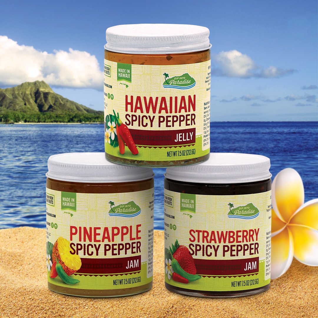Dip Into Paradise Gourmet Jams, Jellies, Mustards, Butter, and More!