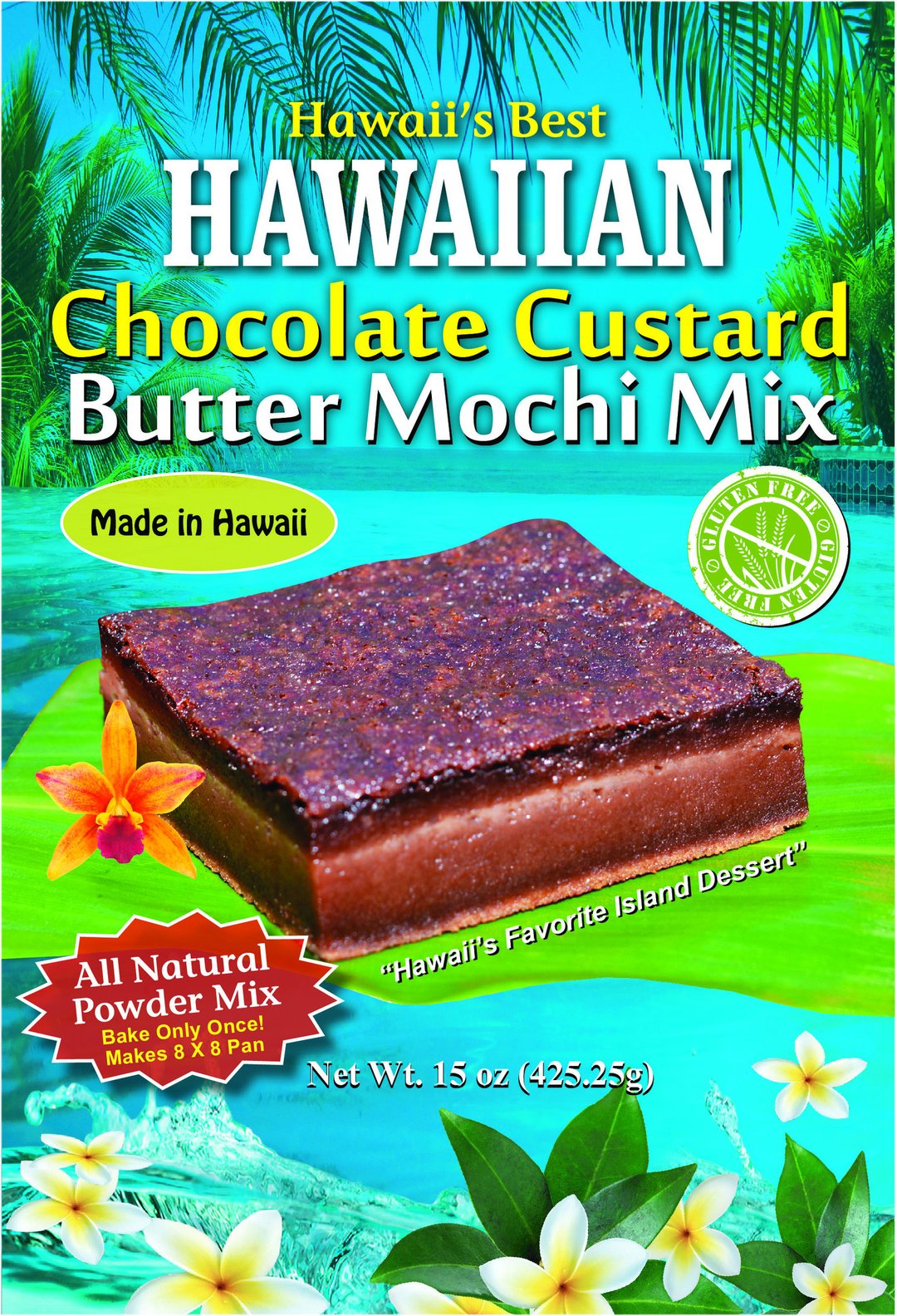 Hawaii's Best Hawaiian Chocolate Custard Butter Mochi Mix | Dip Into ...