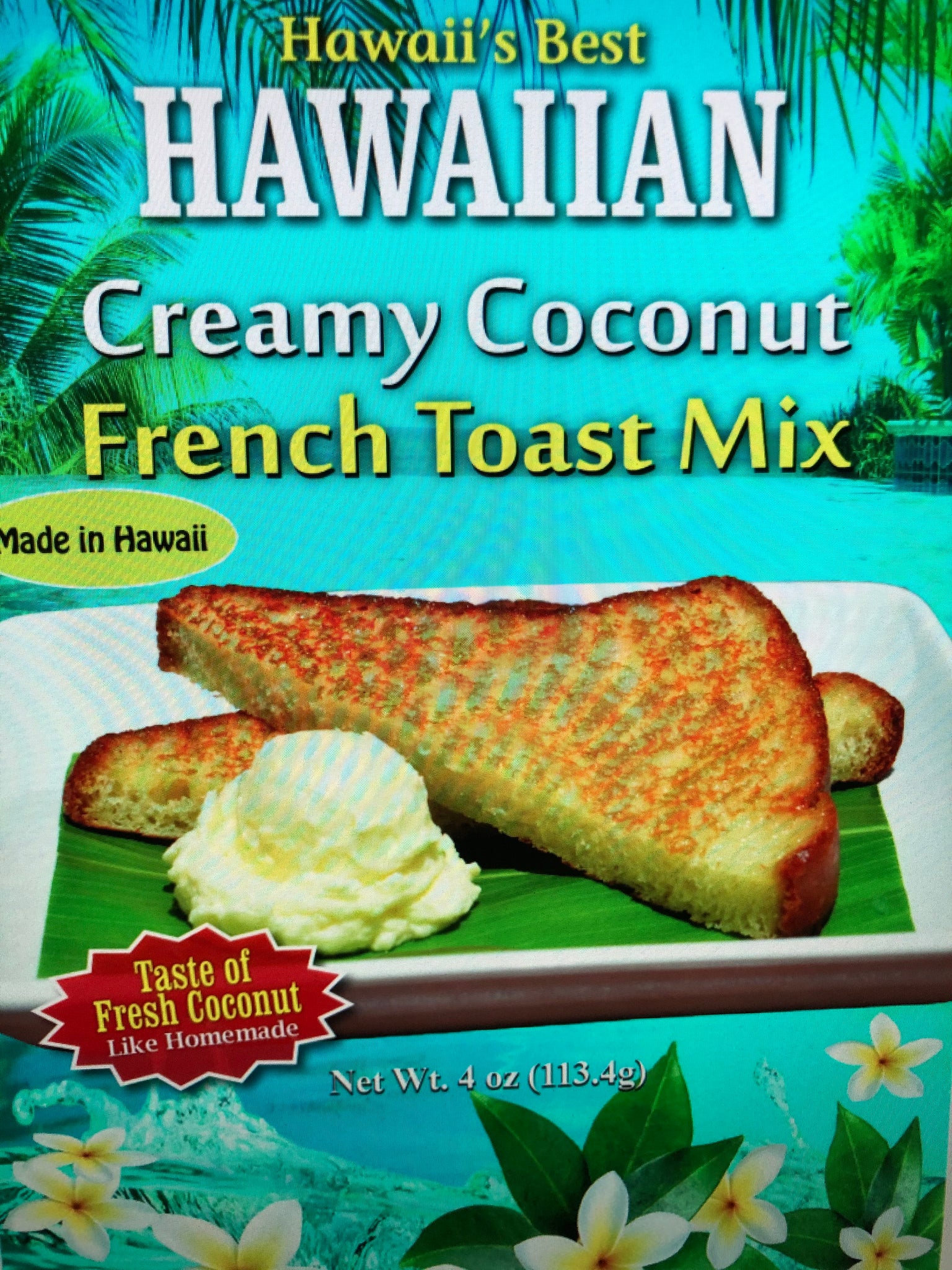 Hawaii's Best Hawaiian Creamy Coconut French Toast Mix Dip Into Paradise