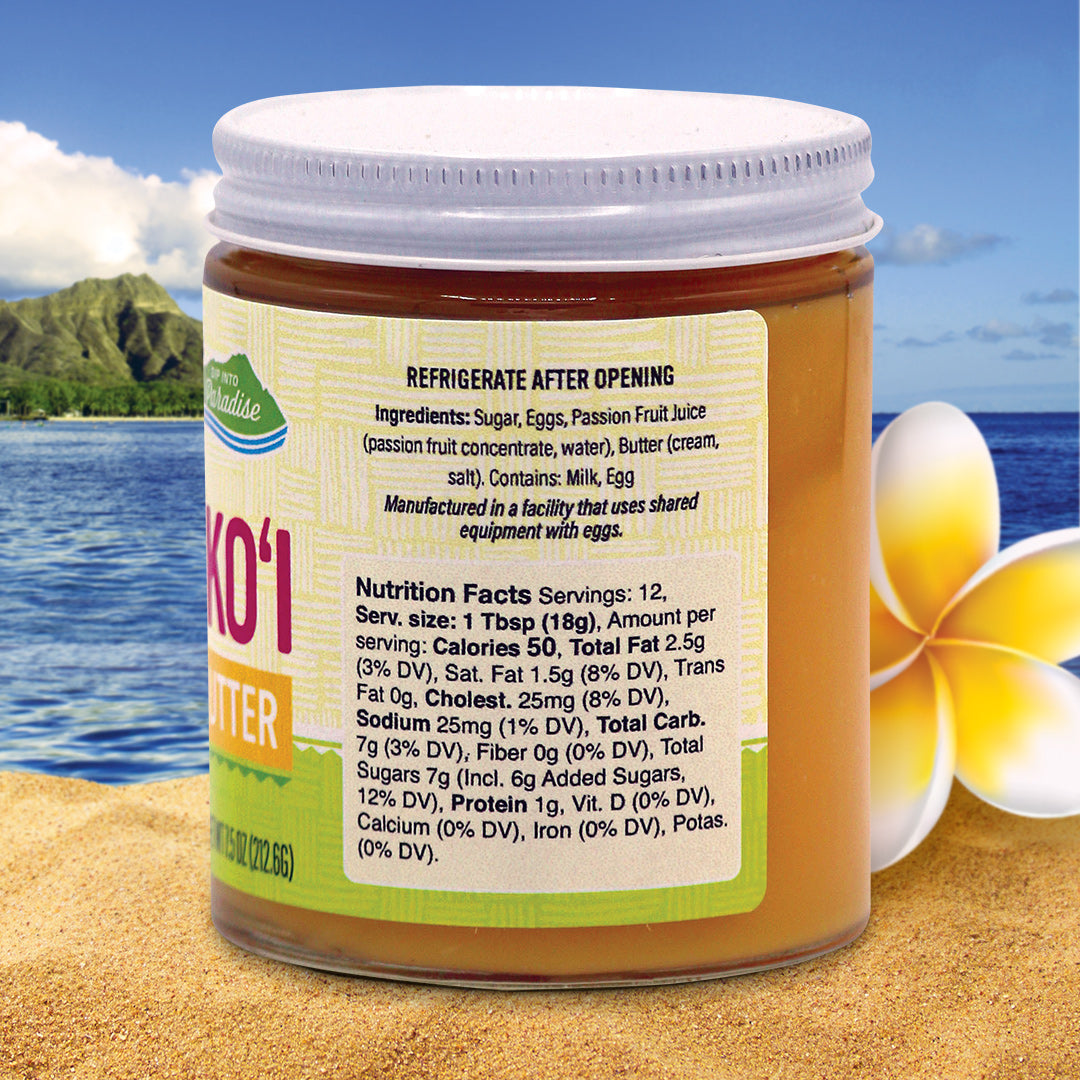 Hawaiian Gourmet Liliko'i Butter from Dip Into Paradise